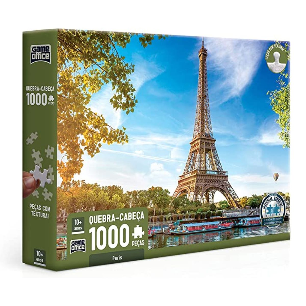 Quebra Cabeça Paris Torre Eiffel 1000 Peças - Toyster Quebra Cabeça Paris Torre Eiffel 1000 Peças - Toyster